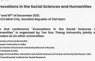 Innovations in the Social Sciences and Humanities 2021