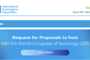 ISA World Congress of Sociology - Request for Proposals for hosting the XXII ISA World Congress of Sociology in 2031