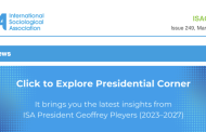 Presidential Corner -  Geoffrey Pleyers ISA President 2023-2027